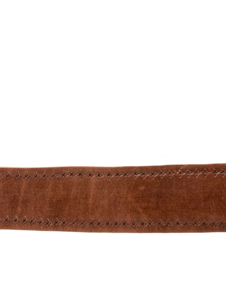 Babushka Wide Leather  Belt