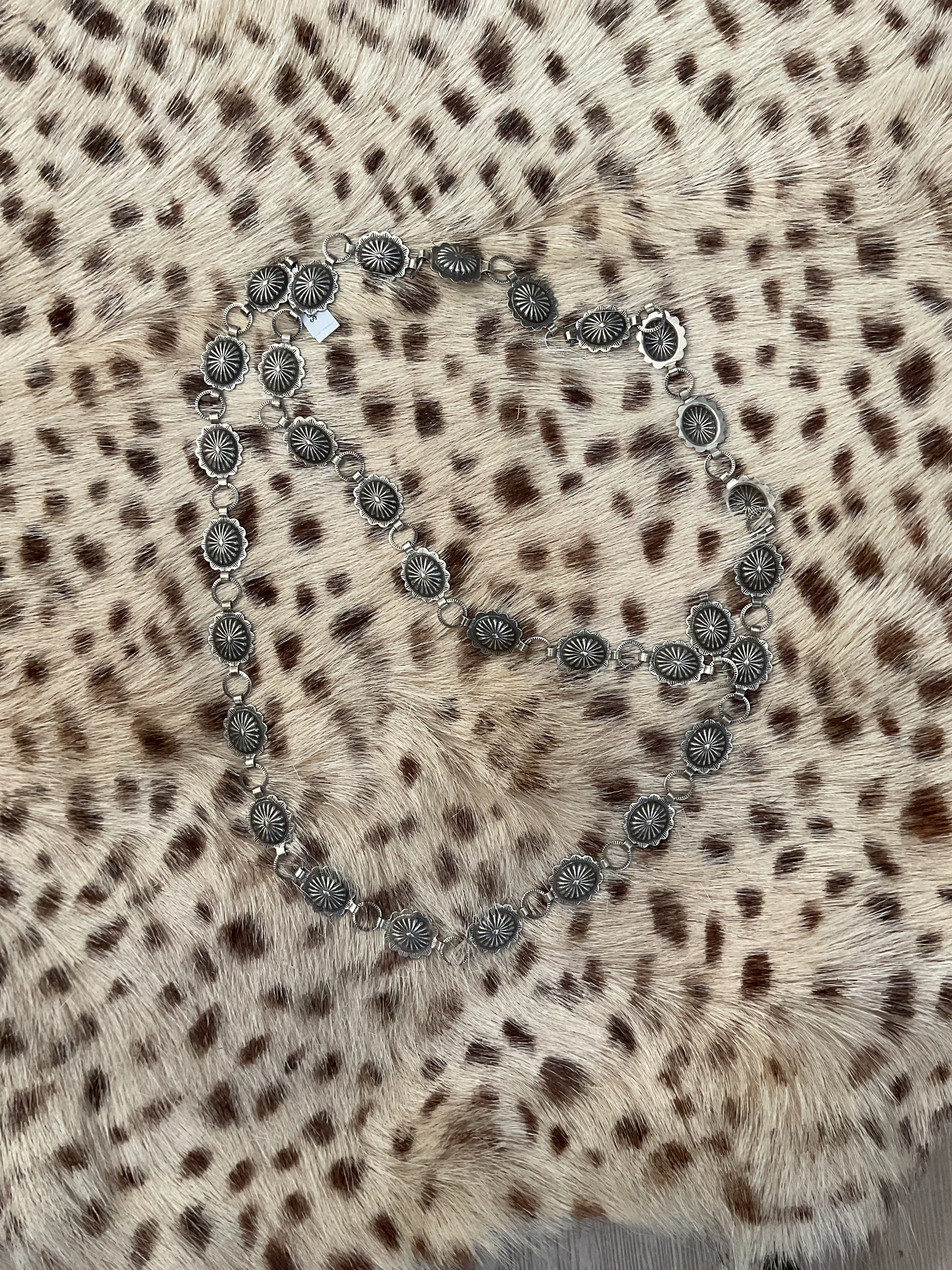Baby Boho Concho Silver Belt