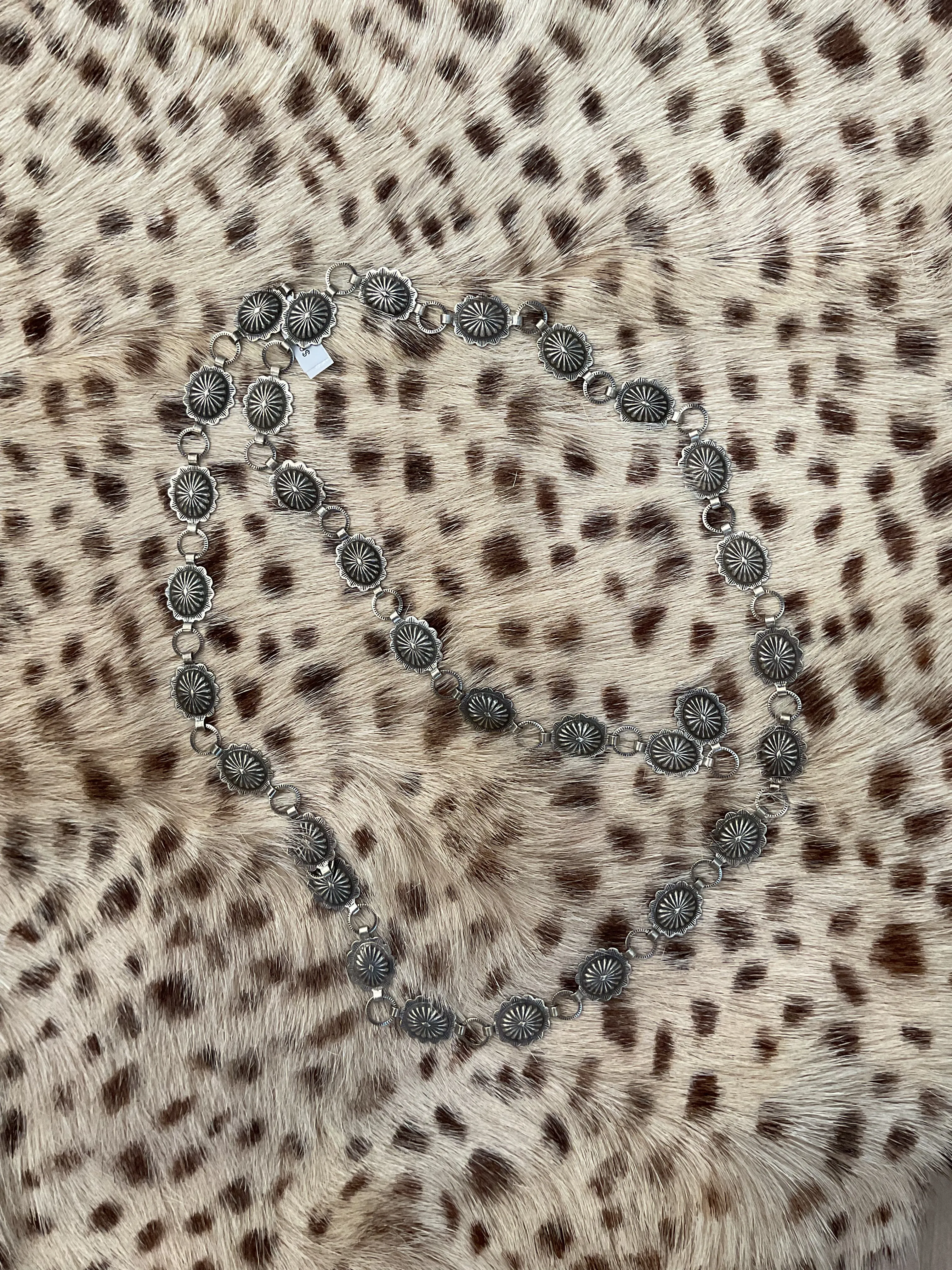 Baby Boho Concho Silver Belt