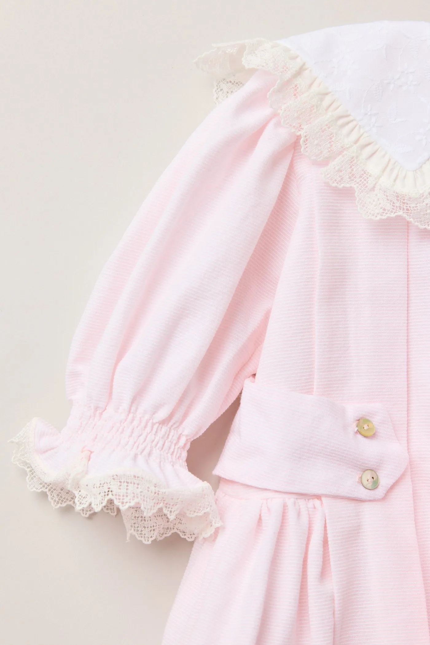 Baby Piano Dress Pink Stripe
