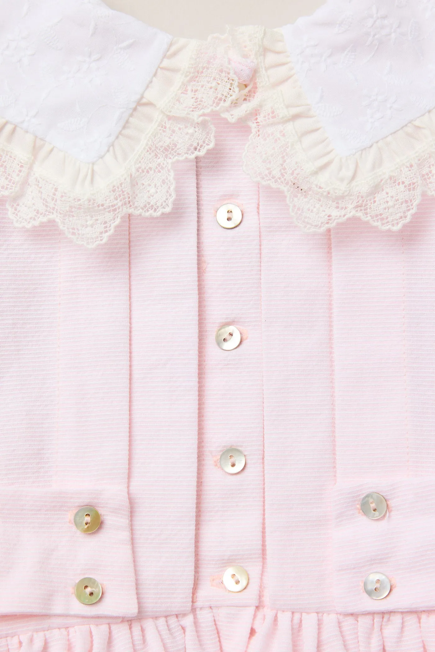 Baby Piano Dress Pink Stripe
