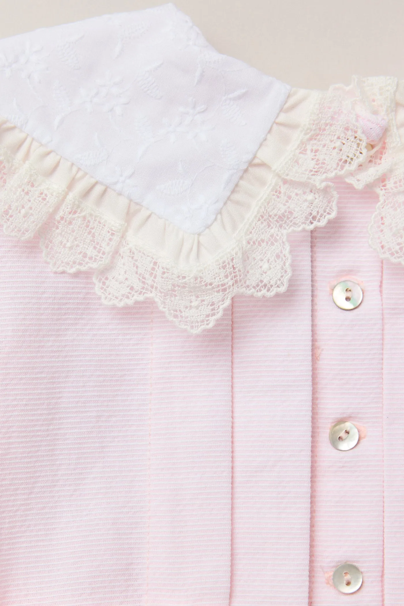 Baby Piano Dress Pink Stripe
