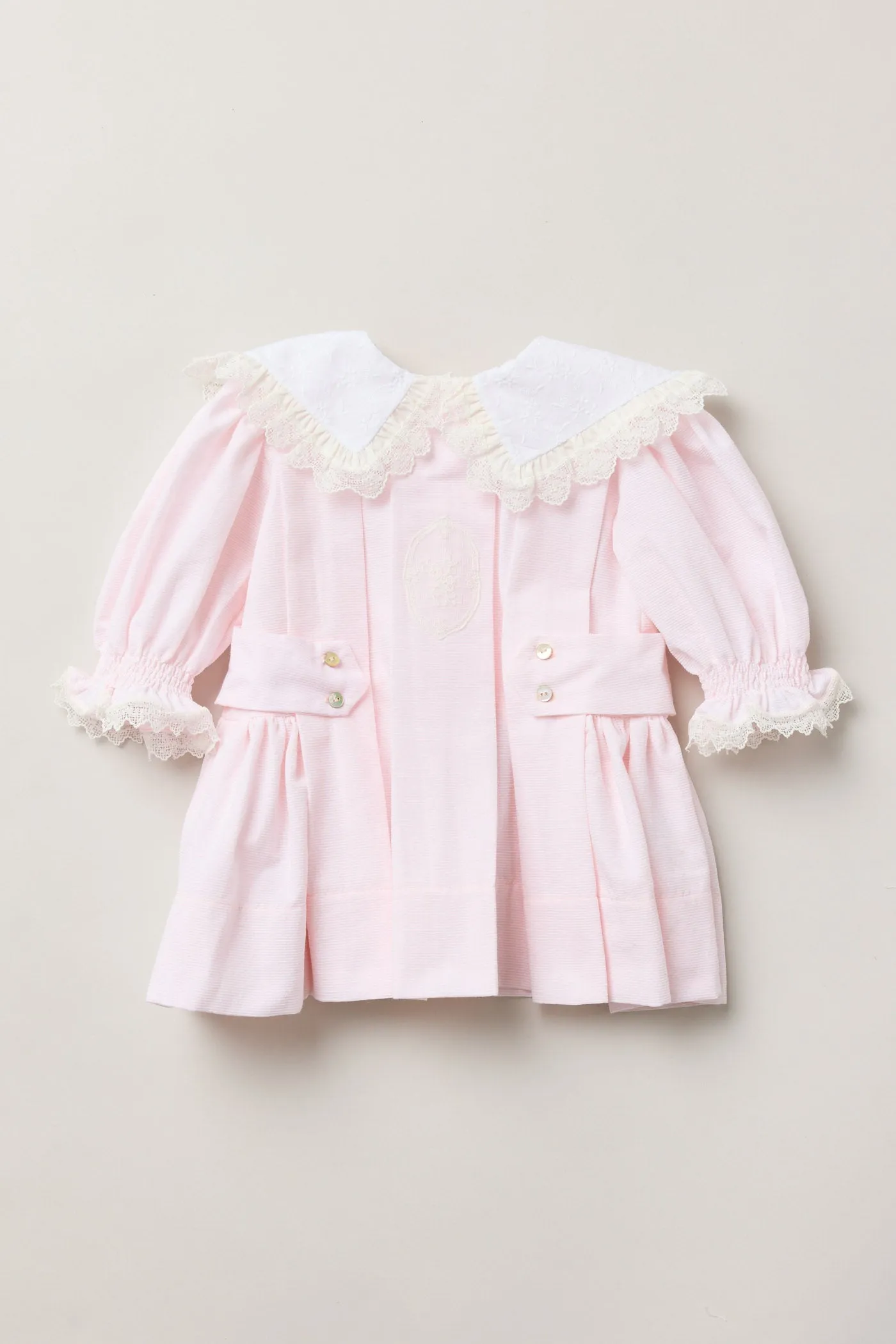 Baby Piano Dress Pink Stripe