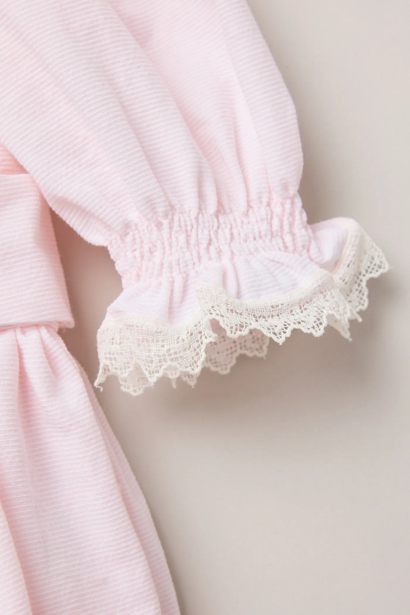 Baby Piano Dress Pink Stripe