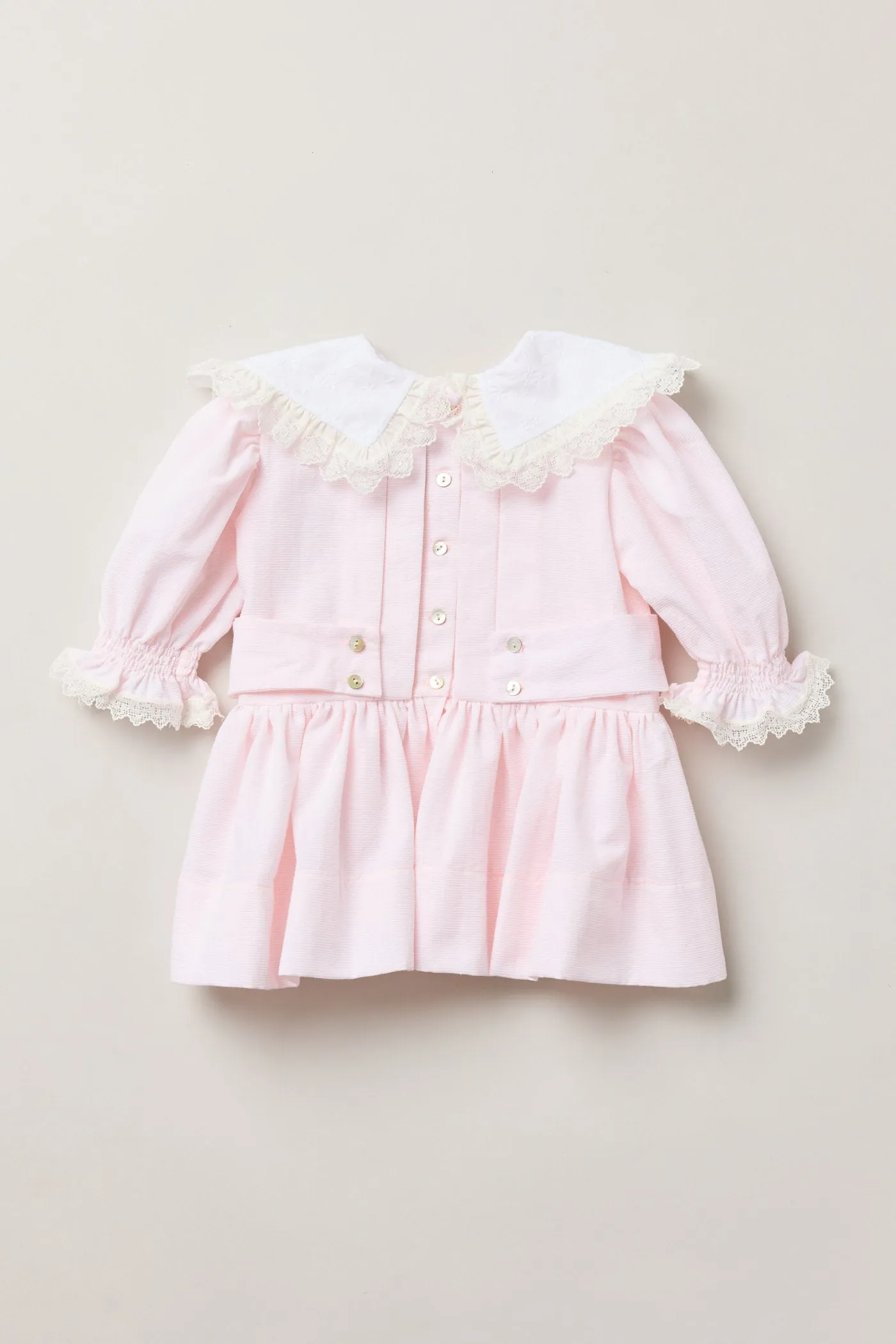 Baby Piano Dress Pink Stripe