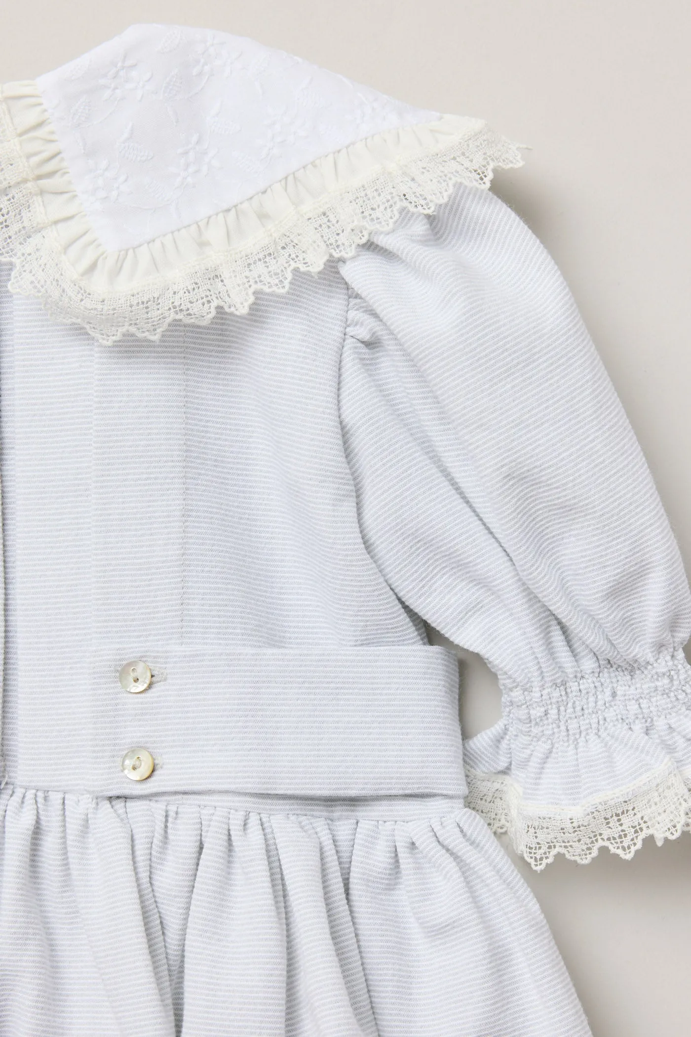 Baby Piano Light Grey Stripe
