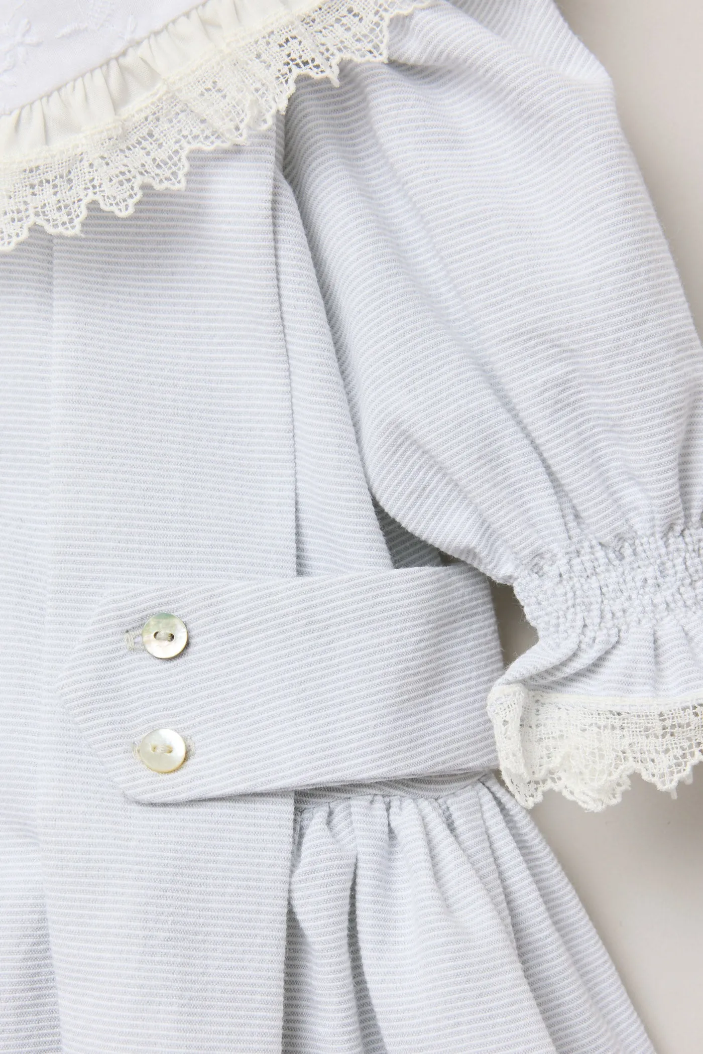 Baby Piano Light Grey Stripe