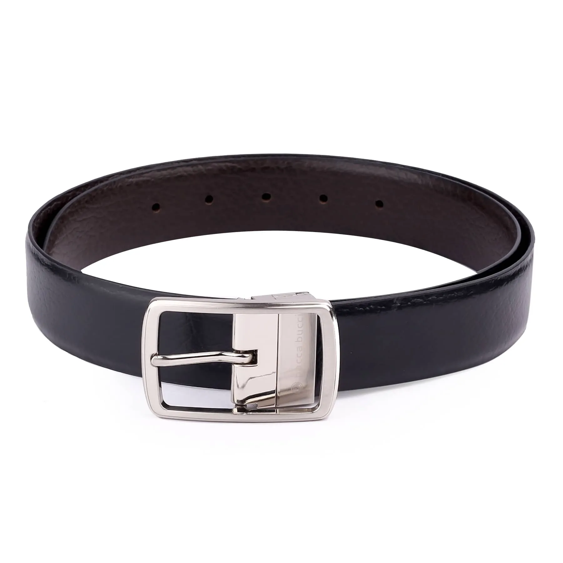 Bacca Bucci Auto reversible dress belt with Genuine Leather