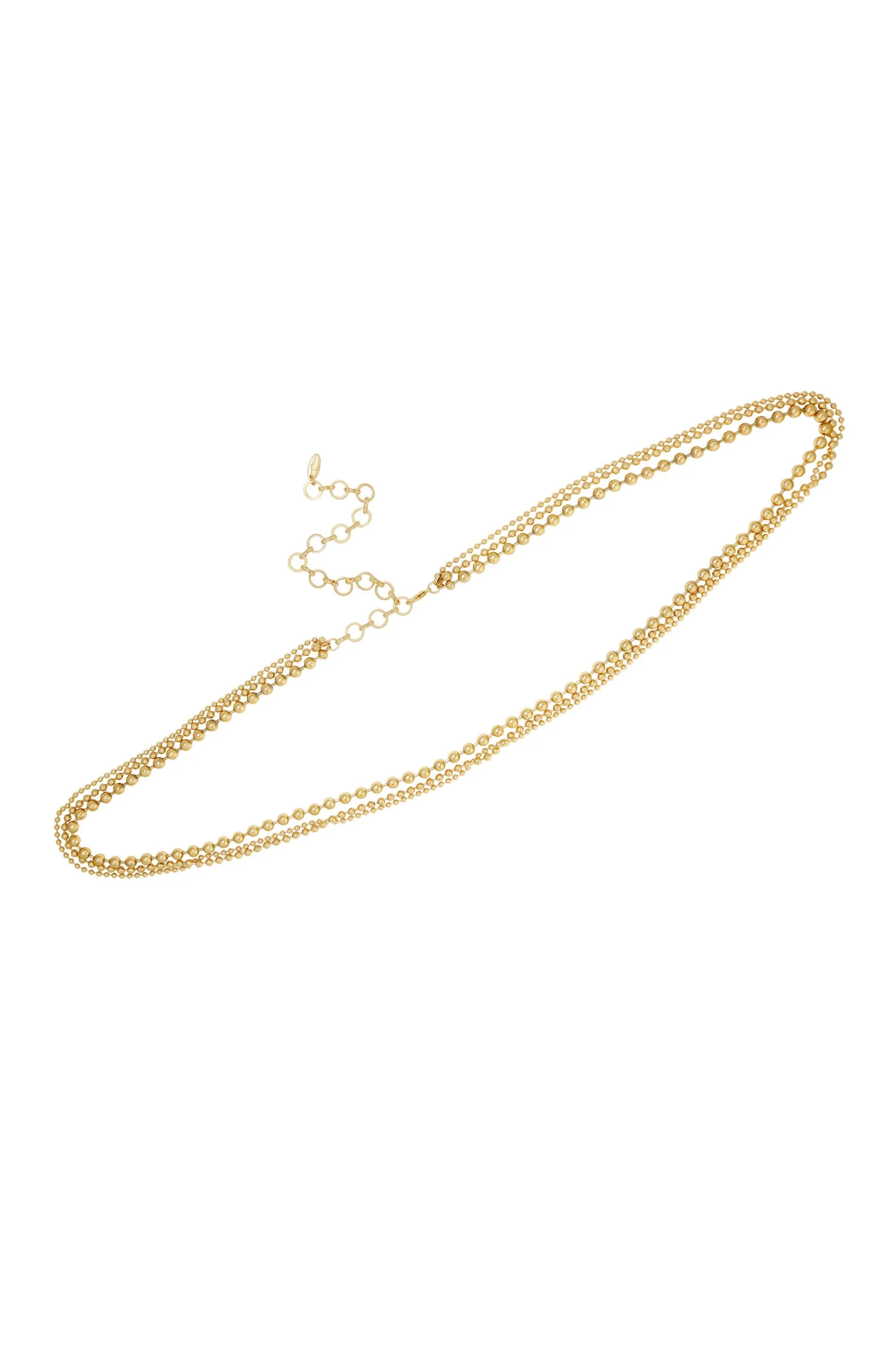 Ball and Chain Gold Body Chain