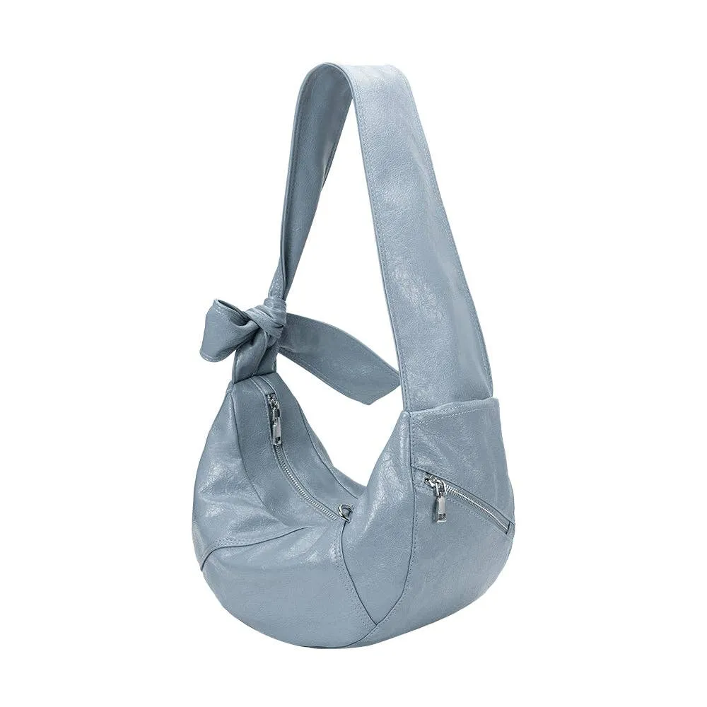 Bambi Blue Recycled Vegan Shoulder Bag