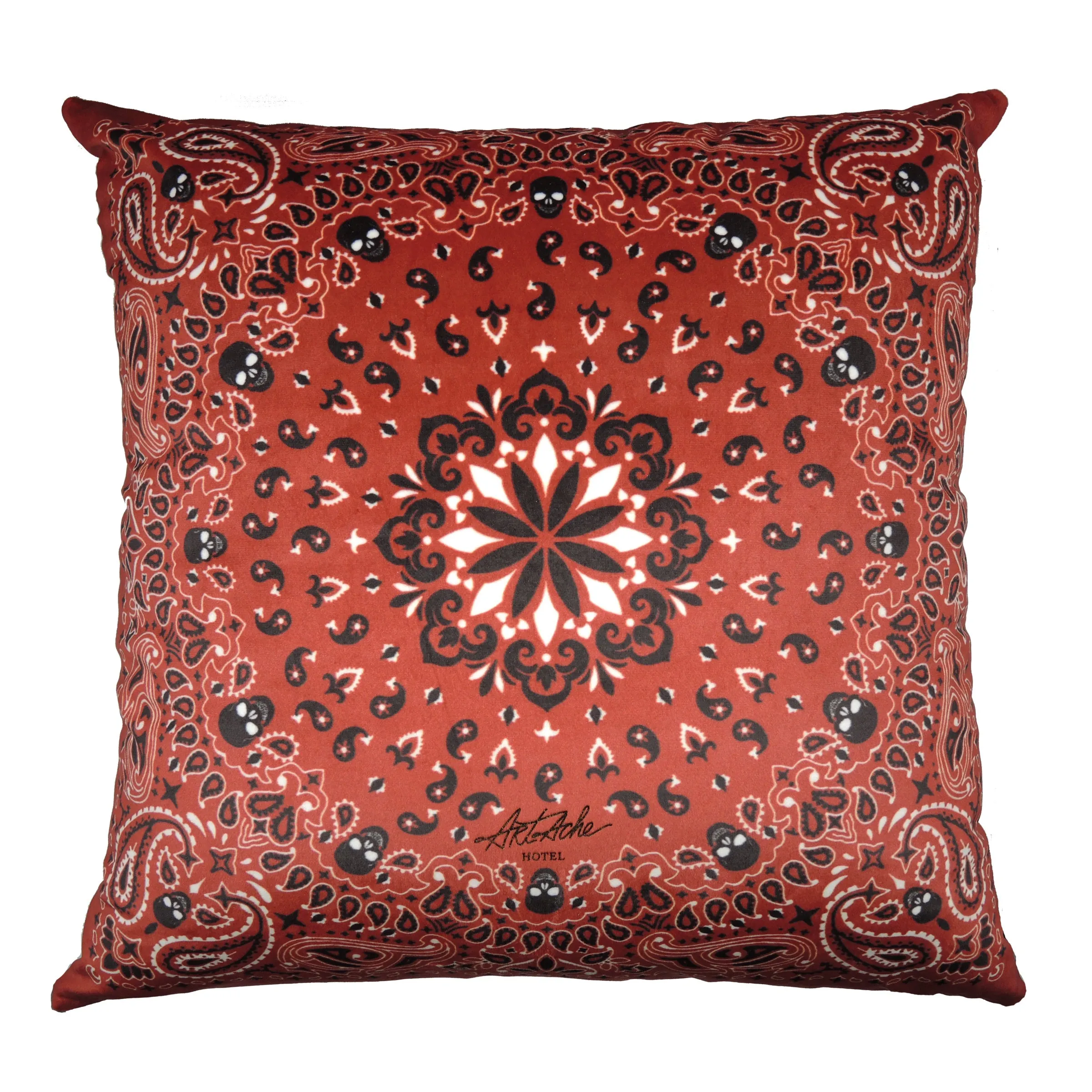 Bandana | Leather Decorative Throw Pillow