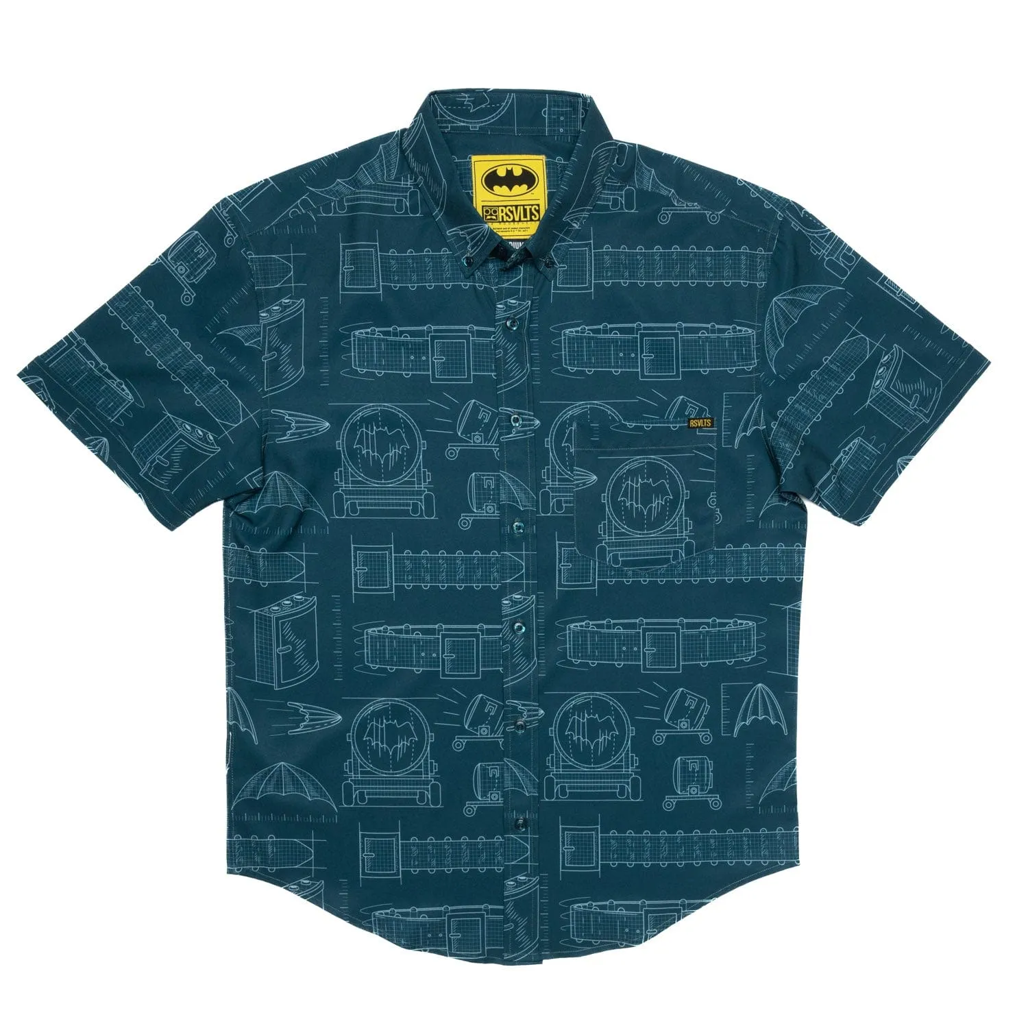 Batman "Batprints" – KUNUFLEX Short Sleeve Shirt