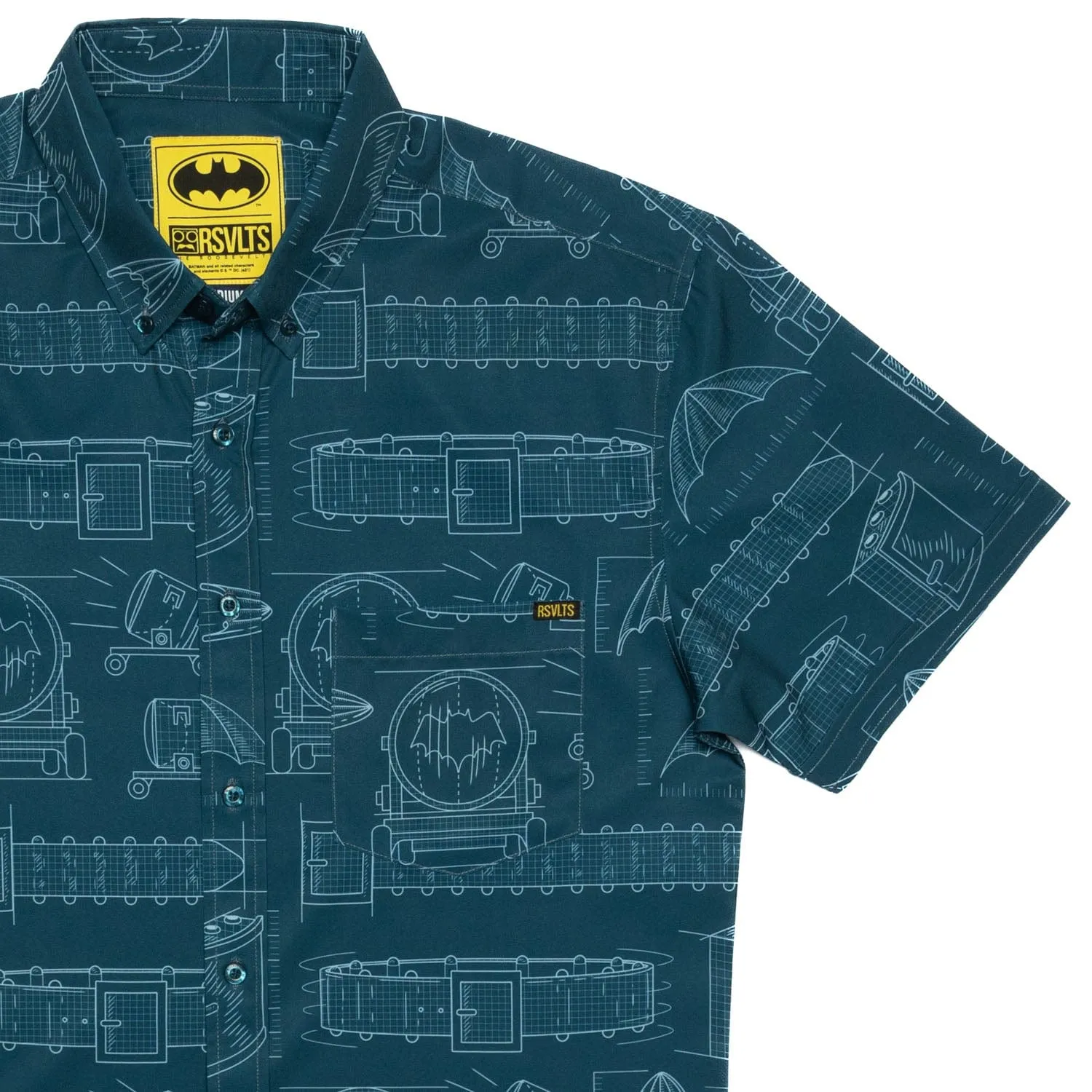 Batman "Batprints" – KUNUFLEX Short Sleeve Shirt