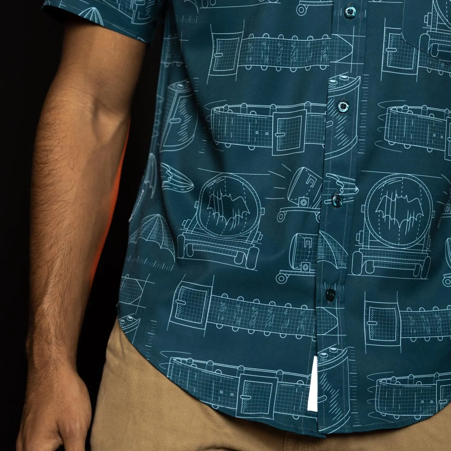 Batman "Batprints" – KUNUFLEX Short Sleeve Shirt