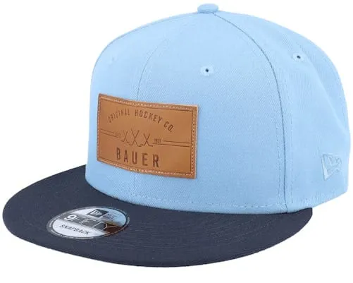 Bauer New Era 9Fifty Leather Patch Snapback