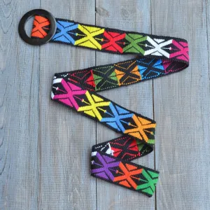 Belt with Black Horn Buckle 35" | Dancing X
