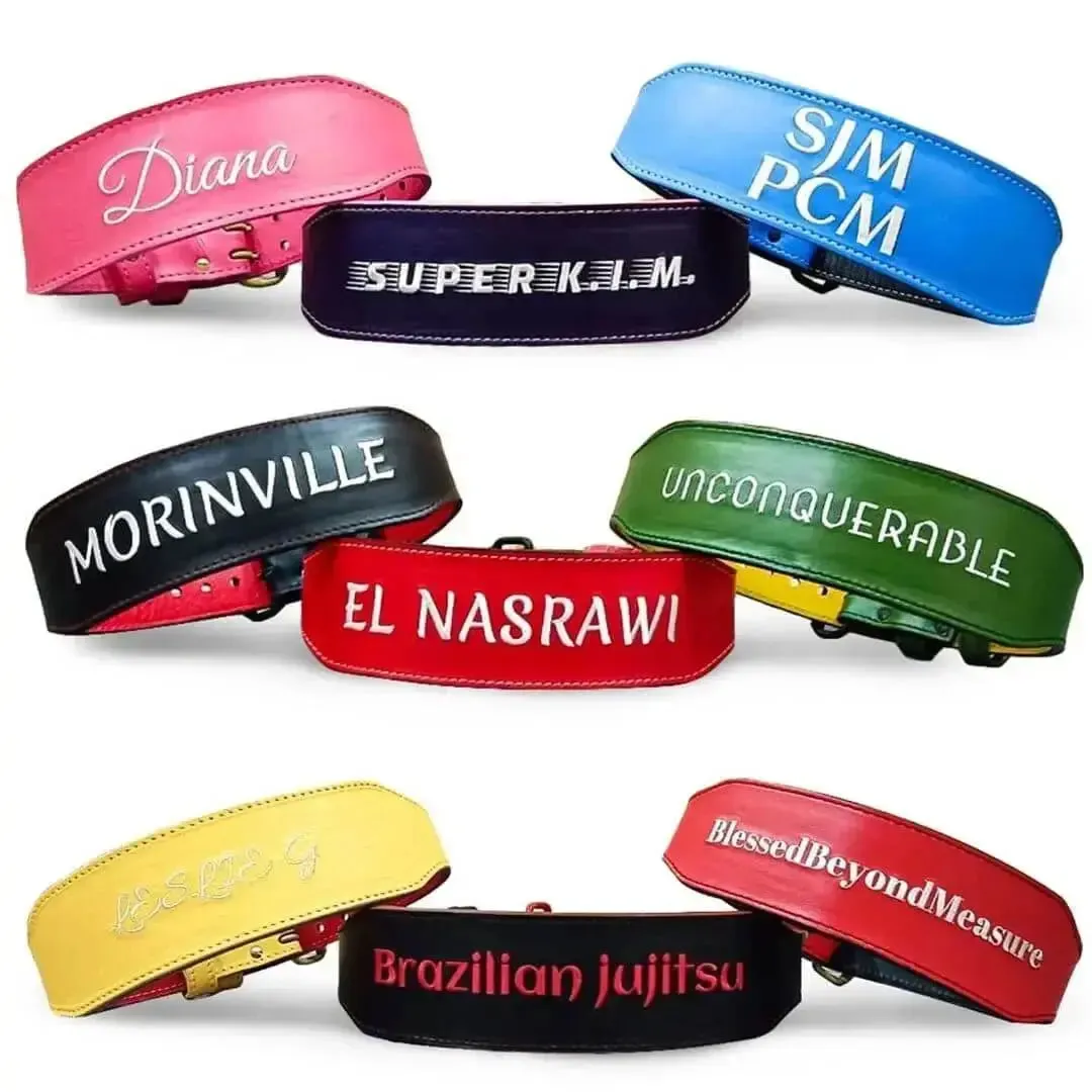 Bespoke Custom Weightlifting Belt