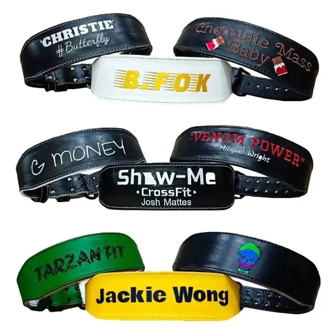 Bespoke Custom Weightlifting Belt