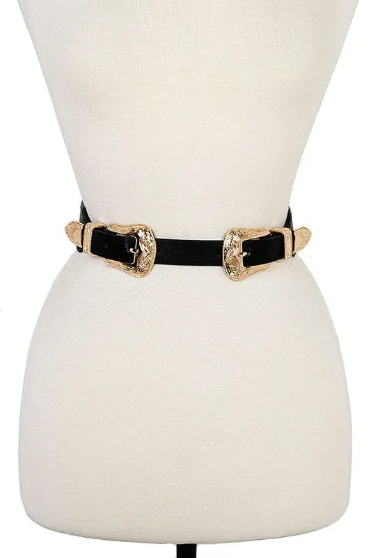 BETHANY DOUBLE BUCKLE BELT