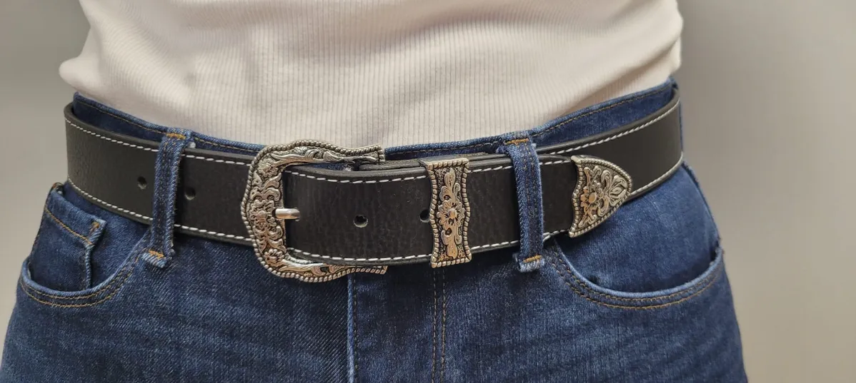 BH Ladies Leather Western Belt #4995
