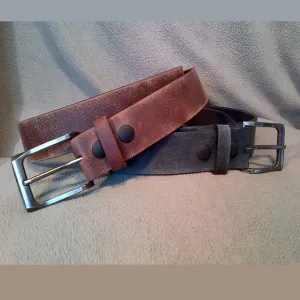 BH Men's Distressed Leather Western Belt #5121