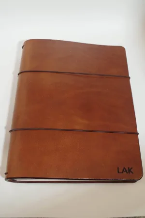 BIG Oak Harness Composition Cover | Full Grain Leather Journal | Fits 7.5" x 9.75" Inserts