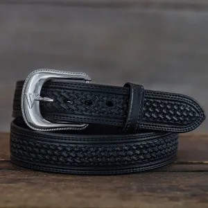 Black Basket Weave