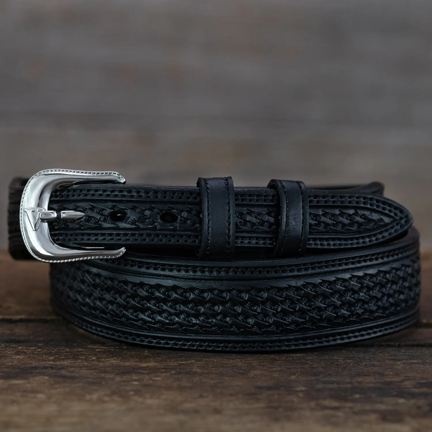 Black Basket Weave