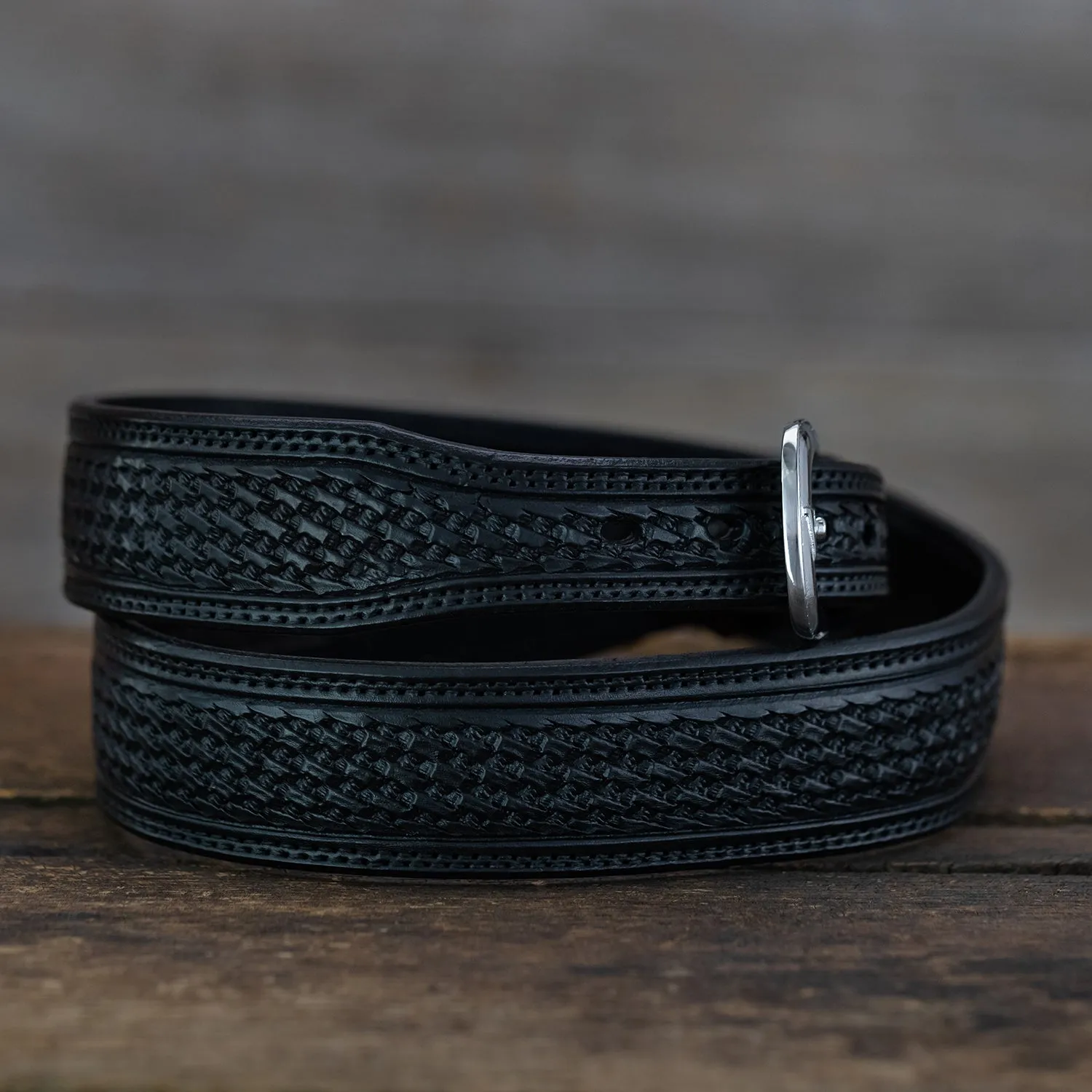 Black Basket Weave