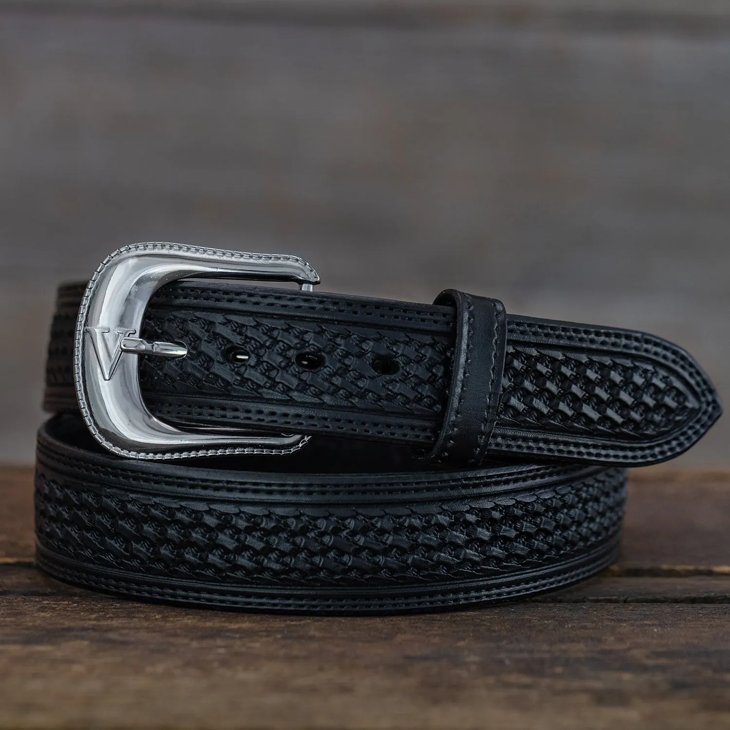 Black Basket Weave