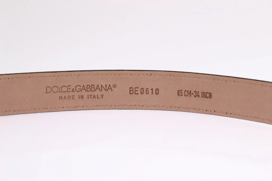 Black Leather Gold Buckle Belt