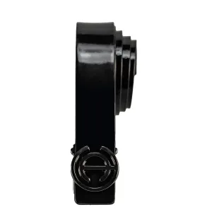 Black Verne Leather Belt-Turkish Made