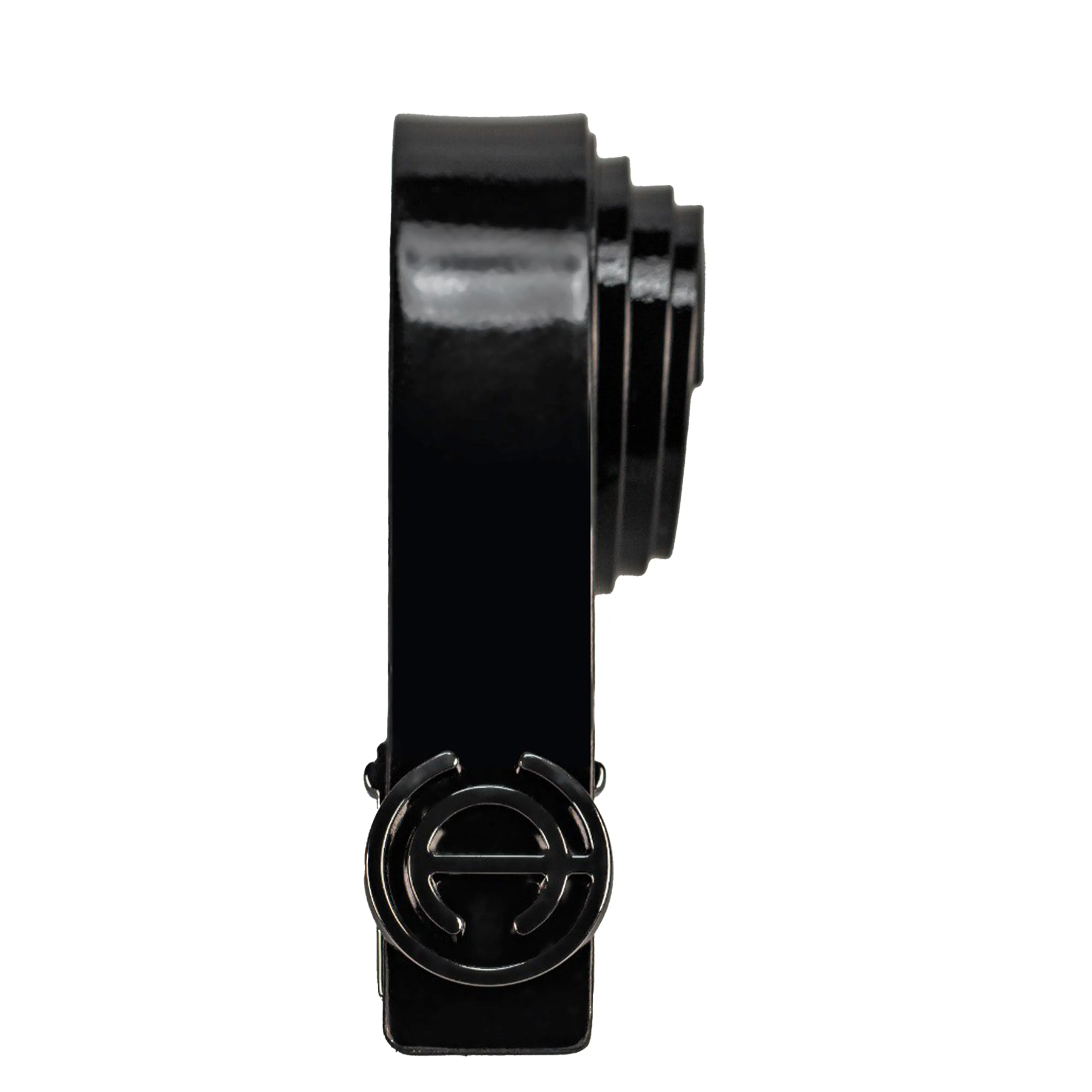 Black Verne Leather Belt-Turkish Made