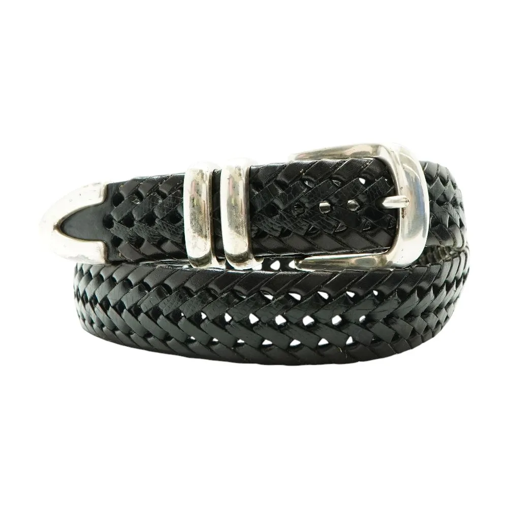 Black Woven Belt