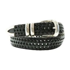 Black Woven Belt