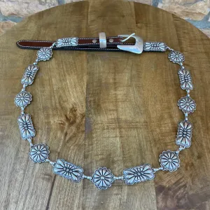 Blanca Silver Concho Belt