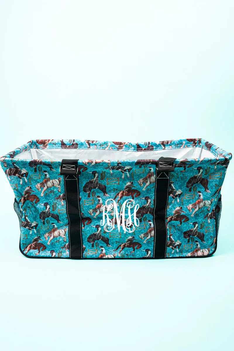 Blue Ridge Rodeo Collapsible Haul-It-All Basket with Mesh Pockets