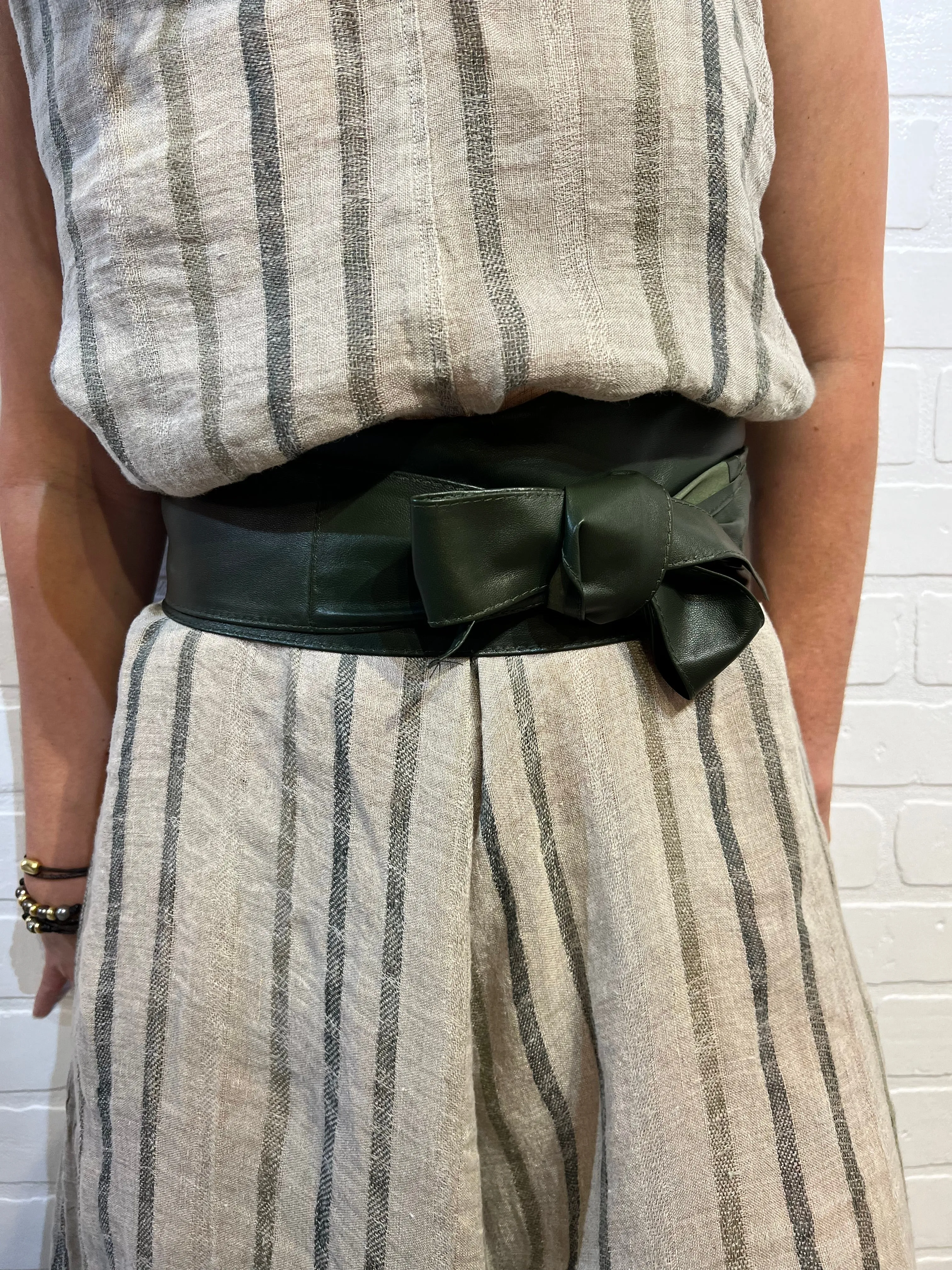 BN - Leather Wrap Belt | Latte