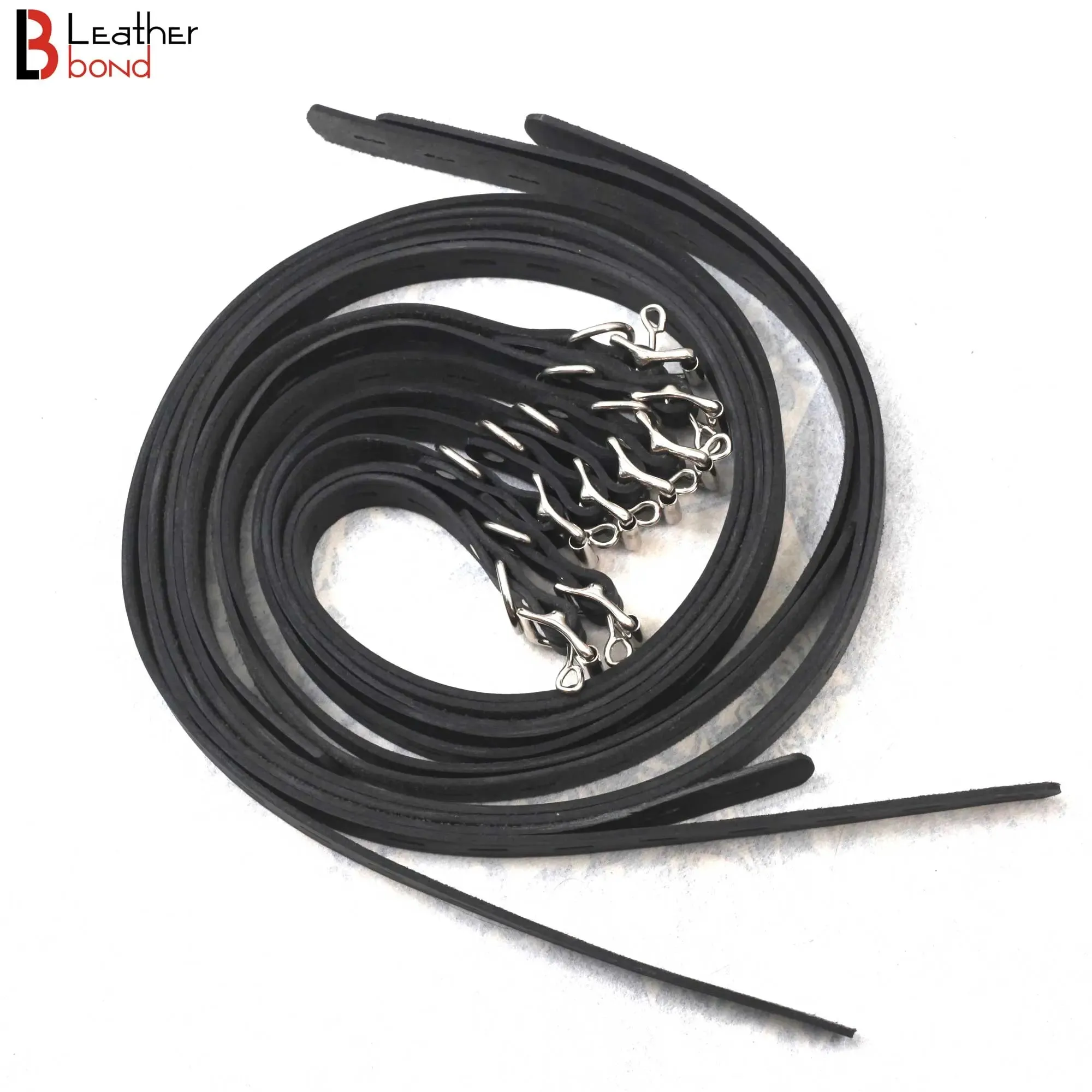 Bondage Belt Set Black 8 Belts Bdsm restraint Tie up belts