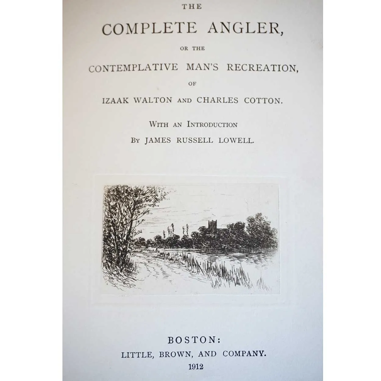 Book: The Complete Angler by Izaak Walton and Charles Cotton