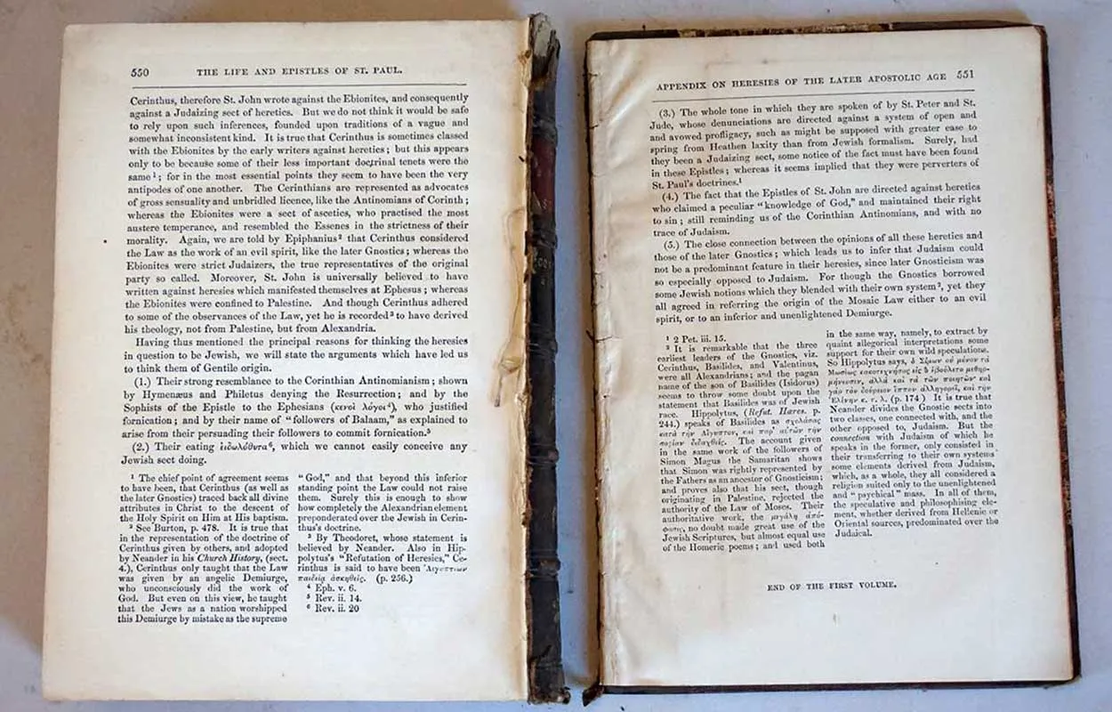 Book: The Life and Epistles of St. Paul by Rev. W.J. Conybeare & Rev. J.S. Howson