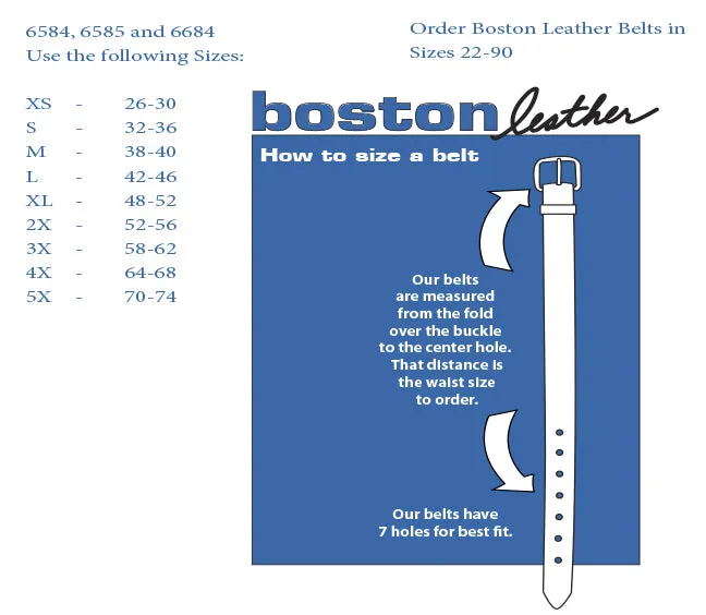 Boston Patent Leather Belt - 1 3/4"