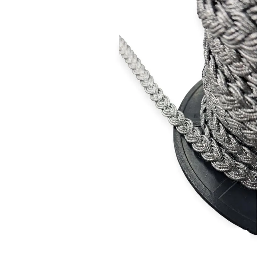 Braided Metallic Ric Rac 5mm