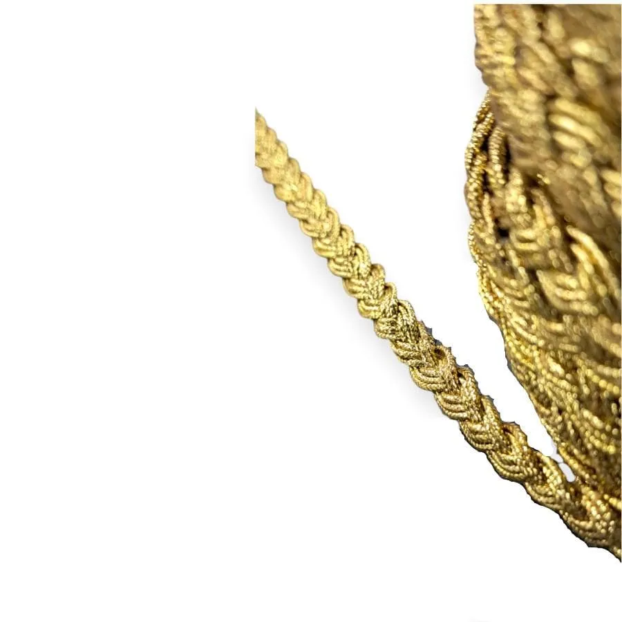 Braided Metallic Ric Rac 5mm