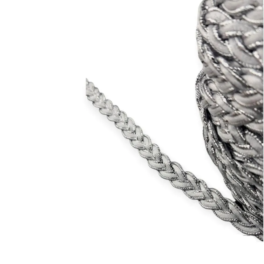Braided Metallic Ric Rac 5mm