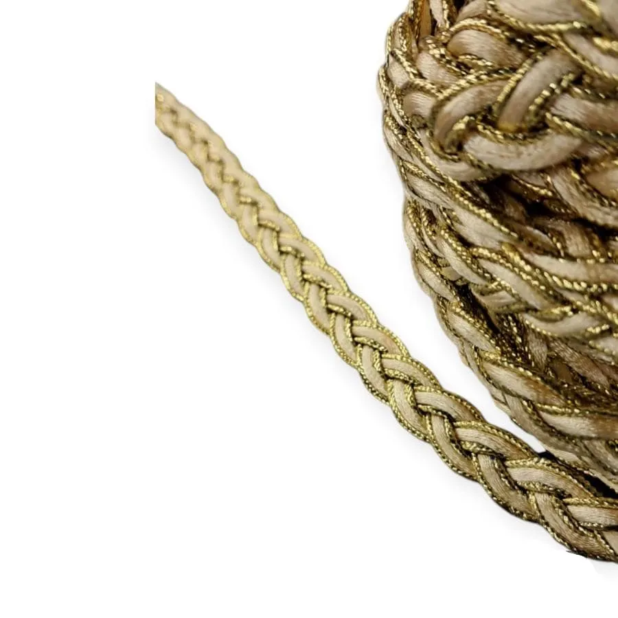 Braided Metallic Ric Rac 5mm