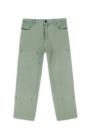 BRAIN DEAD MEN'S DOUBLE KNEE UTILITY PANT SEAFOAM