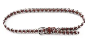 Brown Chain Belt