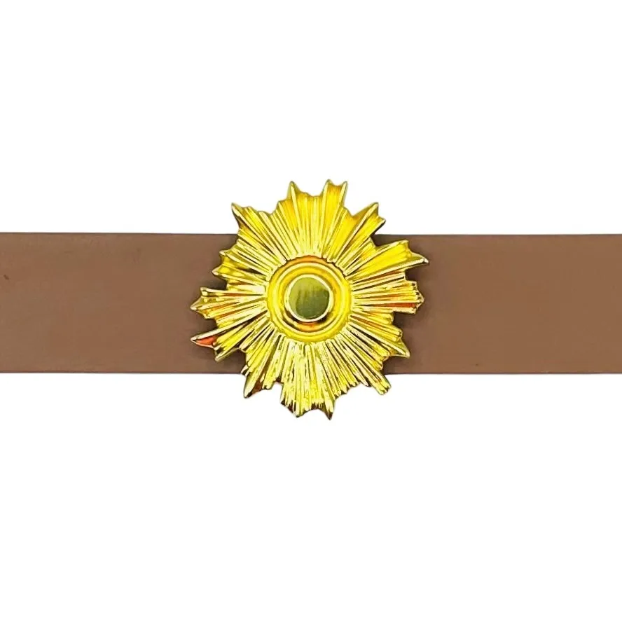 Brown Leather Belt Band