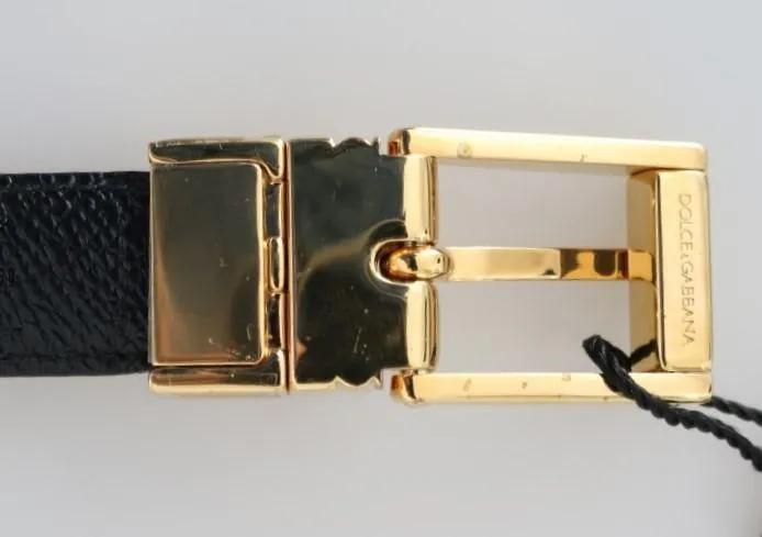 Brown Leopard Gold Buckle Belt